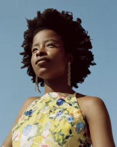 Head shot of Amanda Gorman headshot