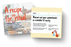 Preview for social media content of recipe for ritual slides.